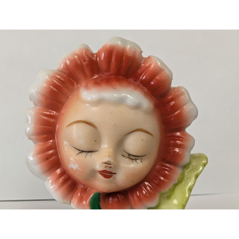 VTG Anthropomorphic Flower, Sunflower, Salt & Pepper Shakers Novelty JAPAN Sleep - Picture 3 of 16